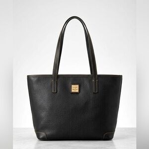 Dooney & Bourke Black Pebbled Leather Tote - Classic Everyday Essential